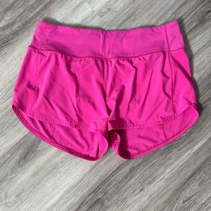 Lululemon Speed-Up mid rise lined shorts 4”